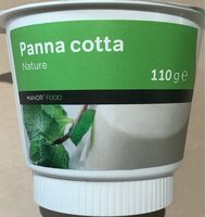 Panna cotta, nature, bio
