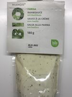Salsa alla panna, con basilico
