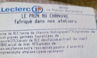 Pain au CHANVRE