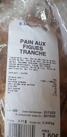 Pain aux figues tranche