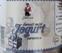 Domaći voćni jogurt borovnica