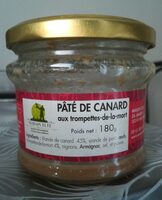Paté de canard aux trompettes-de-la-mort