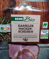 Bio Kasseler-Nackenscheiben gegart und geräuchert