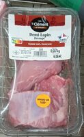 Demi-lapin découpé