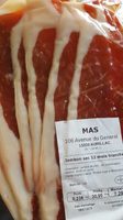 Jambon sec 12 mois tranché