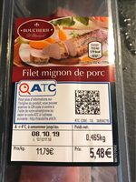 Filet mignon de porc