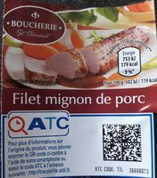 Filet mignon de Porc