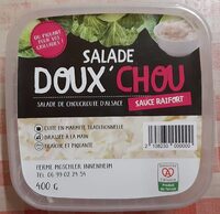 Doux'Choux, salade de choucroute  d'Alsace, sauce raifort