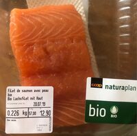 Filet de saumon avec peau bio