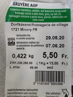 Gruyère AOP