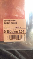 Jambon d'épaule