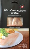 Filet de truite fumés du pays