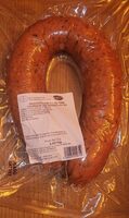 Saucisson cuit à l'ail fumé, couronne des rôtisseurs