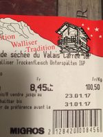 Fleury Viande séchée du Valais
