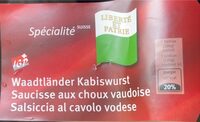 Saucisse aux choux vaudoise