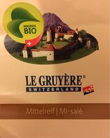Le gruyère mi-salé