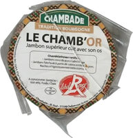 Jambon supérieur cuit avec son os