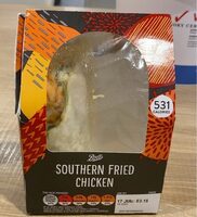 Southern fried chicken wrap