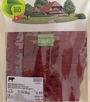Bio dry beef - viande des grisons