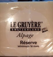 Gruyère d'alpage AOP