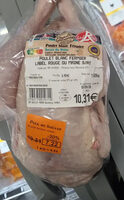 Poulet blanc fermier