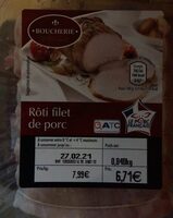 Roti filet de porc