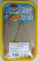 3 filets de poulet