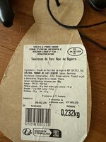 Saucisson de porc noir de Bigorre