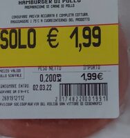 Hamburger di pollo