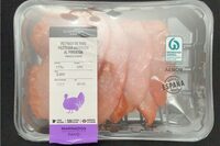 Pechuga de pavo fileteada marinada al pimenton