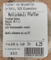Mutti-Chäsli Pfeffer