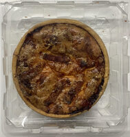 Quiche au fromage et lardons