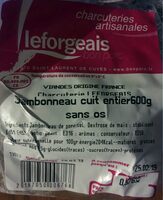 Jambonneau cuit entier