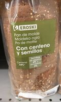 Pan de molde con centeno y semillas