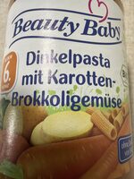 Dinkelpasta mit Karotten-Brokkoligemüse