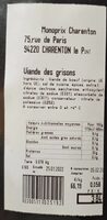 Viande des grisons