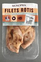 Filets de poulet rotis