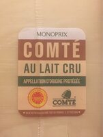Comté monoprix lait cru