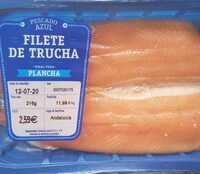 Filete de trucha Pescado Azul