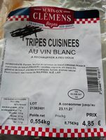 Tripes cuisinées