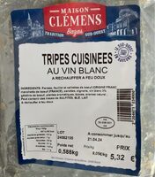Tripes cuisinees au vin blanc