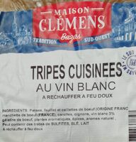 Tripes cuisinées au vin blanc