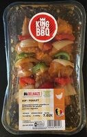 Brochette de poulet poivron oignon