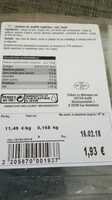 Jambon traditionnel fumé au bois de Hêtre