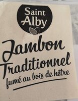 Jambon traditionnel fumé au bois de hêtre