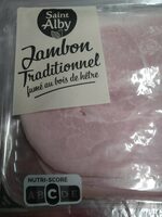 Jambon traditionnel fumé au bois de Hêtre
