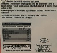 Jambon Cuit Fumé
