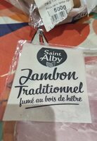Jambon traditionnel fumé au bois de hêtre
