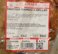 Saucisse chorizo à griller