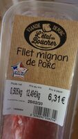Filet mignon de porc